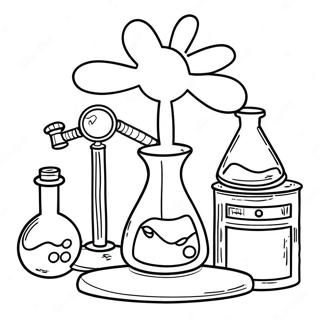 Science Lab Coloring Pages