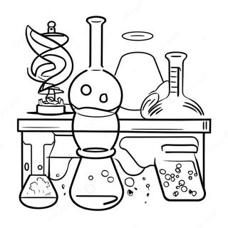 Science Lab Coloring Page 134263-66363