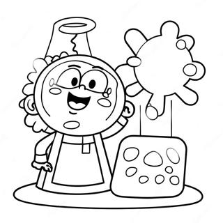 Exciting Science Experiment Coloring Page 134264-66366