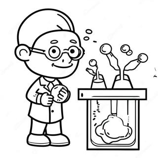 Exciting Science Experiment Coloring Page 134264 66368