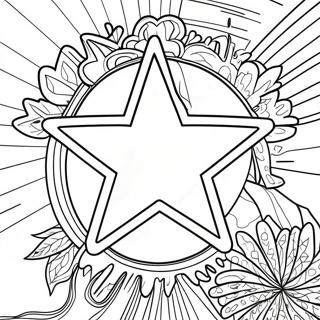 All Star Cheer Coloring Pages