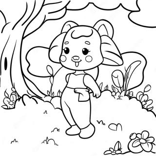 Colorful Garten Of Ban Ban 4 Characters Coloring Page 134314-66406