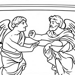 Sistine Chapel Coloring Pages