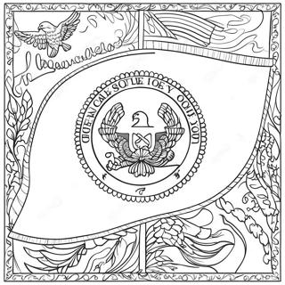 State Flags Coloring Pages