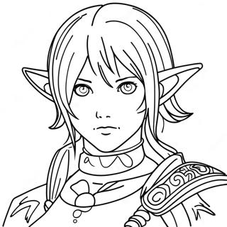 Final Fantasy Coloring Page 134466-66523