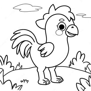 Chocobo Adventure Coloring Page 134467-66525