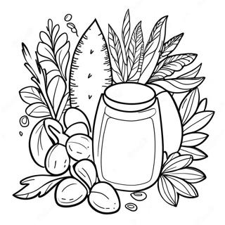 Herb Coloring Pages