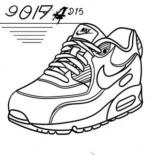 Air Max In Action Coloring Page 134677-66699