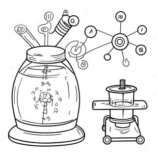 Exciting Physics Experiments Coloring Page 134726-66727