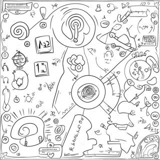 Colorful Physics Equations Coloring Page 134728-66735