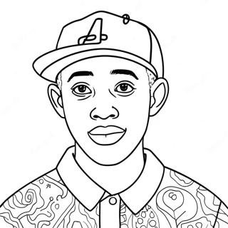 Tyler The Creator Coloring Page 134750-66743