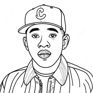 Tyler The Creator Coloring Page 134750-66744