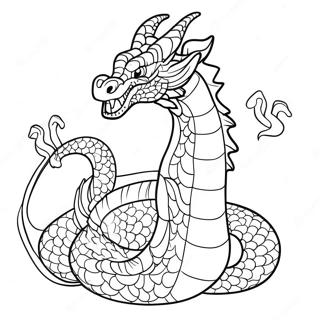 Majestic Shenron Dragon Coloring Page 134777-66765