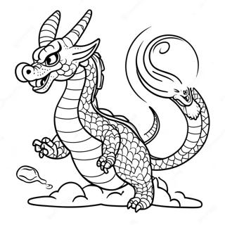 Shenron Summoning The Dragon Balls Coloring Page 134778-66769