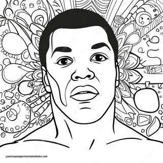 Muhammad Ali Coloring Page 134827-66802