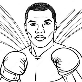 Muhammad Ali Coloring Page 134827-66803