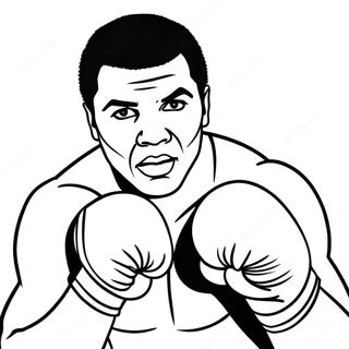 Muhammad Ali Coloring Page 134827-66804