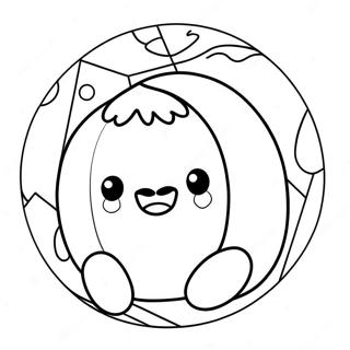 Mochi Coloring Pages