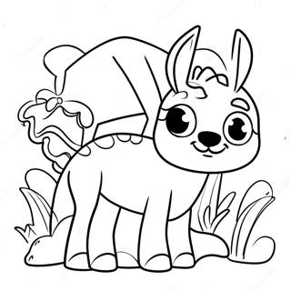 Cute Aleph Bais Animals Coloring Page 134906-66870