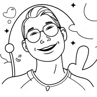 Youtuber Coloring Page 134955-66903