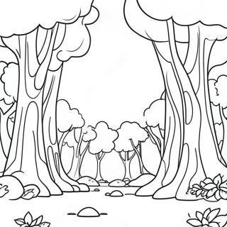 Giant Gum Drop Forest Coloring Page 135009-66949