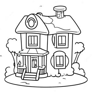Gum Drop House Coloring Page 135011-66959