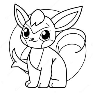 Glaceon Coloring Page 135032-66961