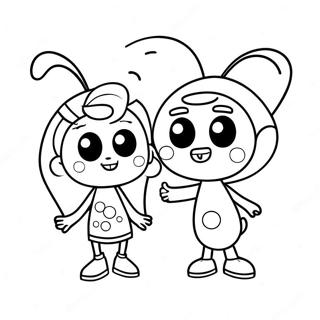 Cosmo And Wanda Sparkling Coloring Page 135085-67010