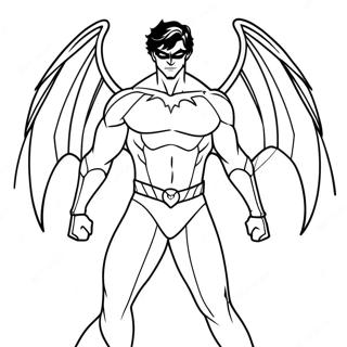 Nightwing Wings Of Fire Coloring Page 135135-67041