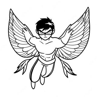 Nightwing Wings Of Fire Coloring Page 135135-67042