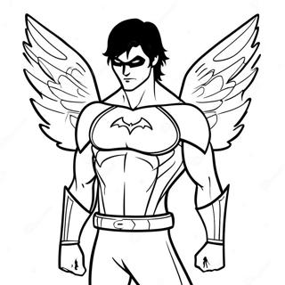 Nightwing Wings Of Fire Coloring Page 135135-67044