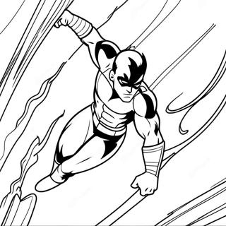 Nightwing With Flames Coloring Page 135138-67054