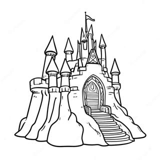 Zelda S Enchanted Castle Coloring Page 135165 67077