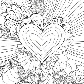 Valentines Heart Coloring Pages