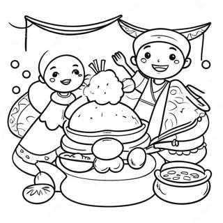 Traditional Filipino Fiesta Coloring Page 135343-67220