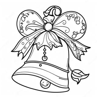 Festive Christmas Bell Coloring Page 135366-67227