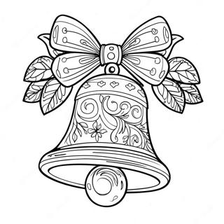 Decorative Christmas Bell Coloring Page 135369-67237