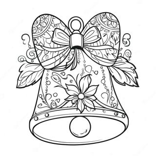 Decorative Christmas Bell Coloring Page 135369-67238
