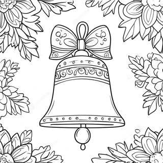 Decorative Christmas Bell Coloring Page 135369-67240