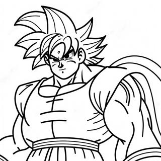 Goku Super Saiyan 4 Coloring Pages