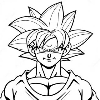 Goku Super Saiyan 4 Coloring Page 135390-67244