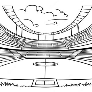 Football Field Coloring Page 135415-67263