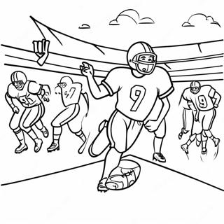 Exciting Football Game Scene Coloring Page 135417 67270