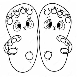 Funny Animal Feet Coloring Page 135468-67310