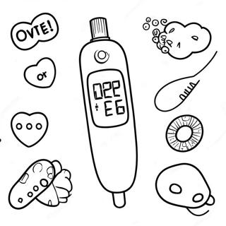 Type 1 Diabetes Coloring Pages