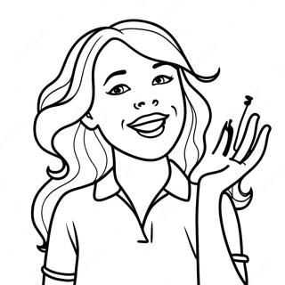 Caitlin Clark Celebrating A Victory Coloring Page 135650-67460