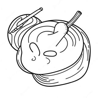 Marshmallow Coloring Page 135749-67521