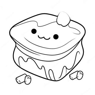 Marshmallow Coloring Page 135749-67523