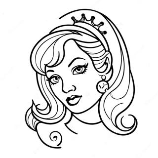 Retro Tattoo Pin Up Style Coloring Page 135803-67569