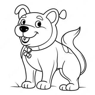 Playful Bsd Dog Coloring Page 135929 67671